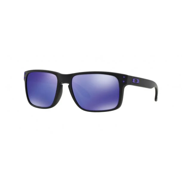 OAKLEY - Holbrook Solbrille Violet Iridium Julian Wilson Signature Matte Black